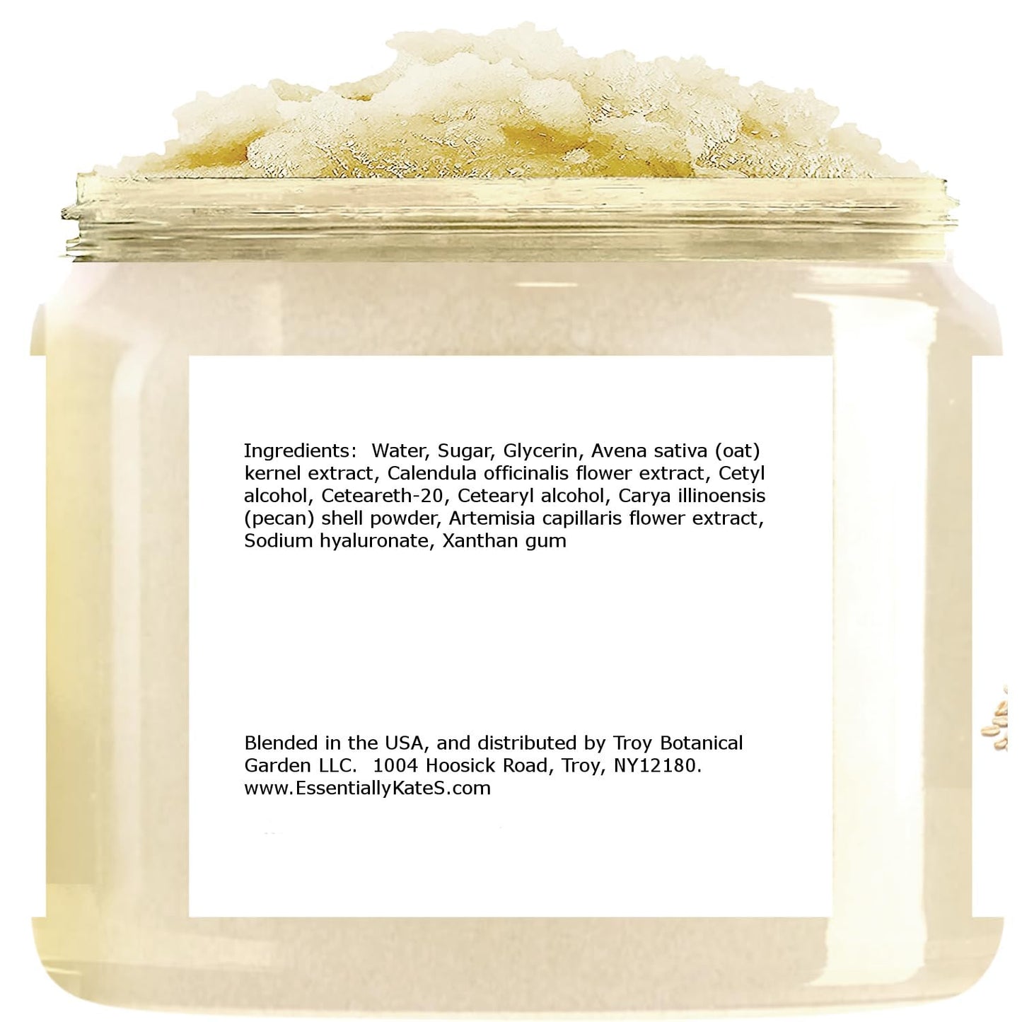 Oatmeal Sugar Body & Foot Scrub 10 oz - Very Gentle, and Perfect for Sensitive Skin, for a complete spa-like experience - The best stocking stuffer.