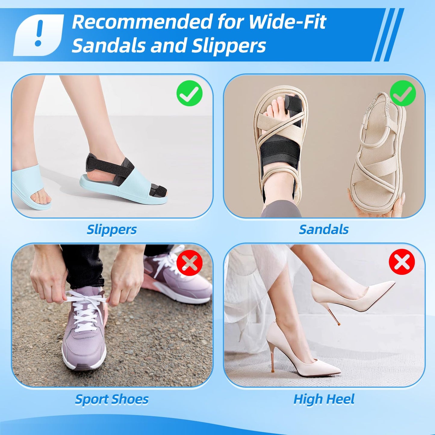 Chonario Broken Big Toe Brace Splint, Turf Toe Brace Support for fracture, Broken, Sprains, Arthritis, Men & Women, with 2 Removable Metal Plates - Black Right