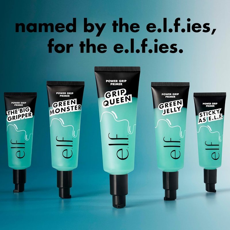 e.l.f. Power Grip Primer - Hydrating Gel-Based Face Primer for Smoother Skin & Makeup Grip | 2.5 oz