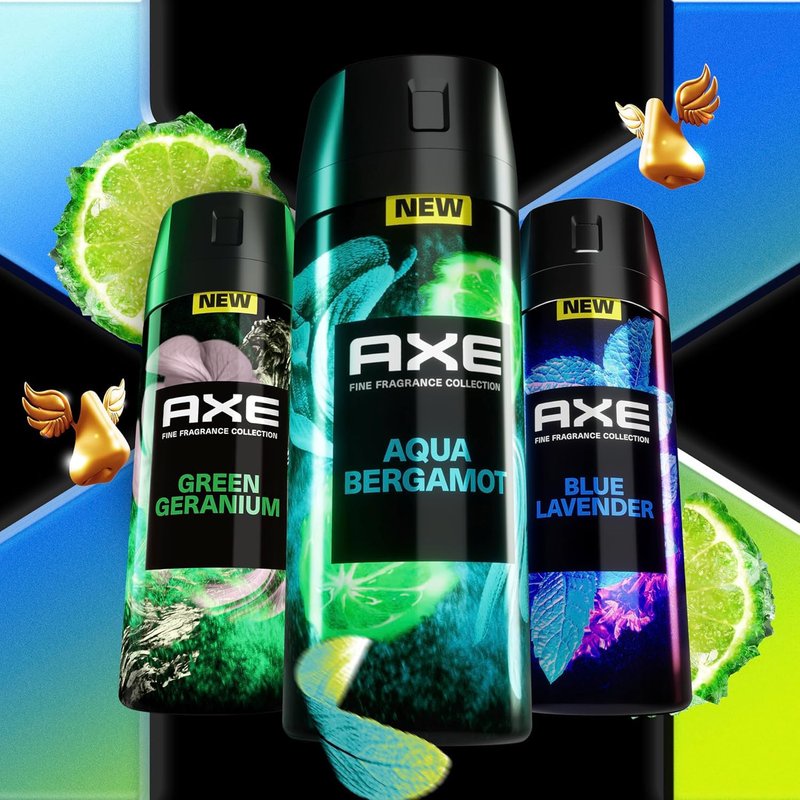 AXE Aluminum-Free Deodorant, Travel Size Body Spray, Aqua Bergamot 6 Pack – 72 Hour Odor Protection, Juniper + Sage, 1 Oz Each