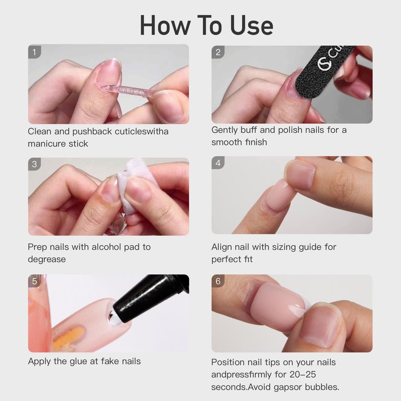CurvLife Press on Nails Short Square Acrylic Fake Nails with Apricot Design Full Cover False Nails Glossy Nude Glue on Nails Artificial Stick on Nails for Women (Polka Dot Silver French)