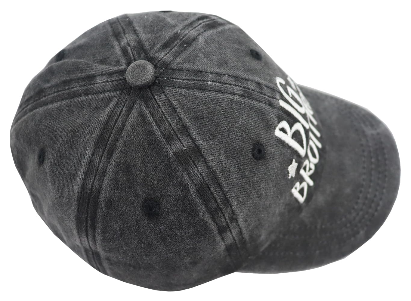 Big or Brother and Sister Hats for Boys Age 3-10 Year Old, Adjustable Embroidered Cotton Baseball Cap