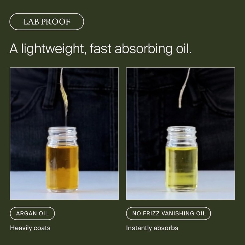 Living Proof No Frizz Vanishing Oil - Smooth & Shine Treatment for Frizzy Hair | 3.4 oz
