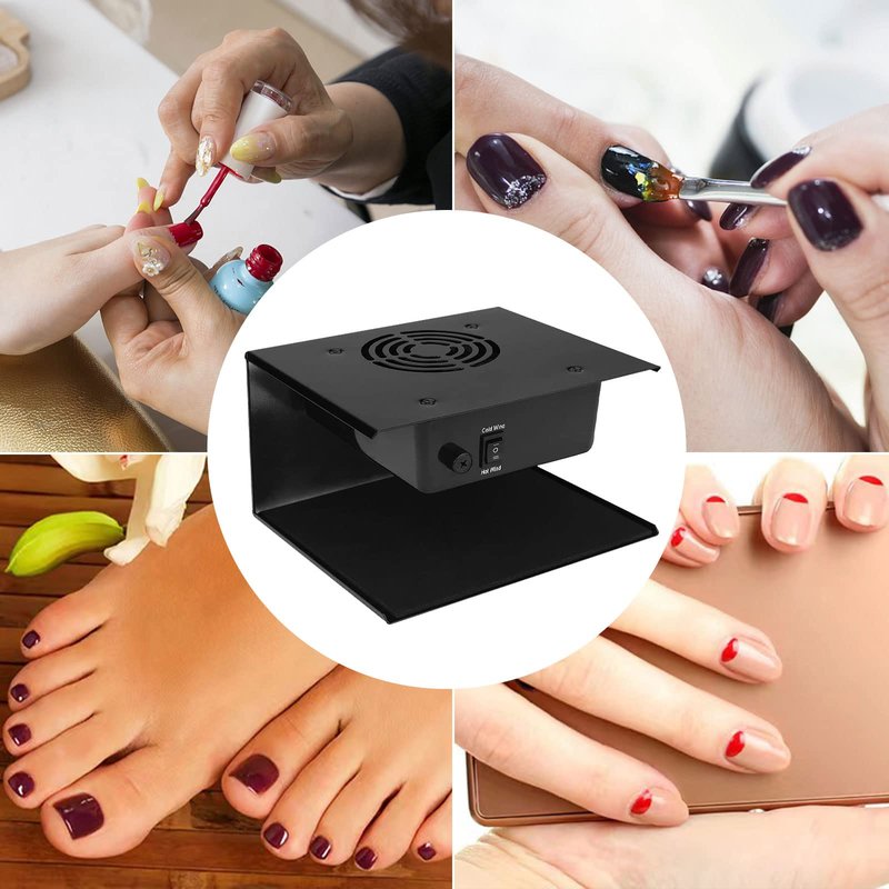 GGAIFbp Nail Dryer Fan for Regular Polish 110V 300W Professional Nail Drying Fan with Hot and Cool Air for Hands and Feet Salon Air Nail Dryer Blower Fan for Manicure Salon and Home Use