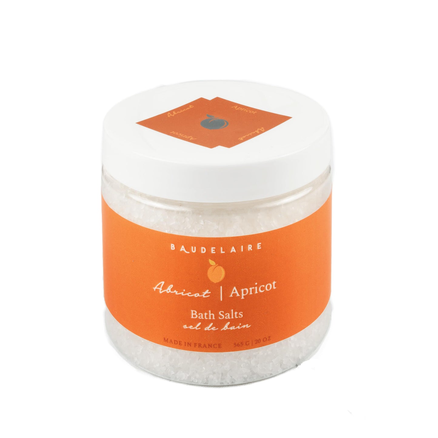Provence Sante Relaxing Bath Salt - Luxury and Soothing Soak - Ripe Apricot Scent - Made in France - 20 Oz