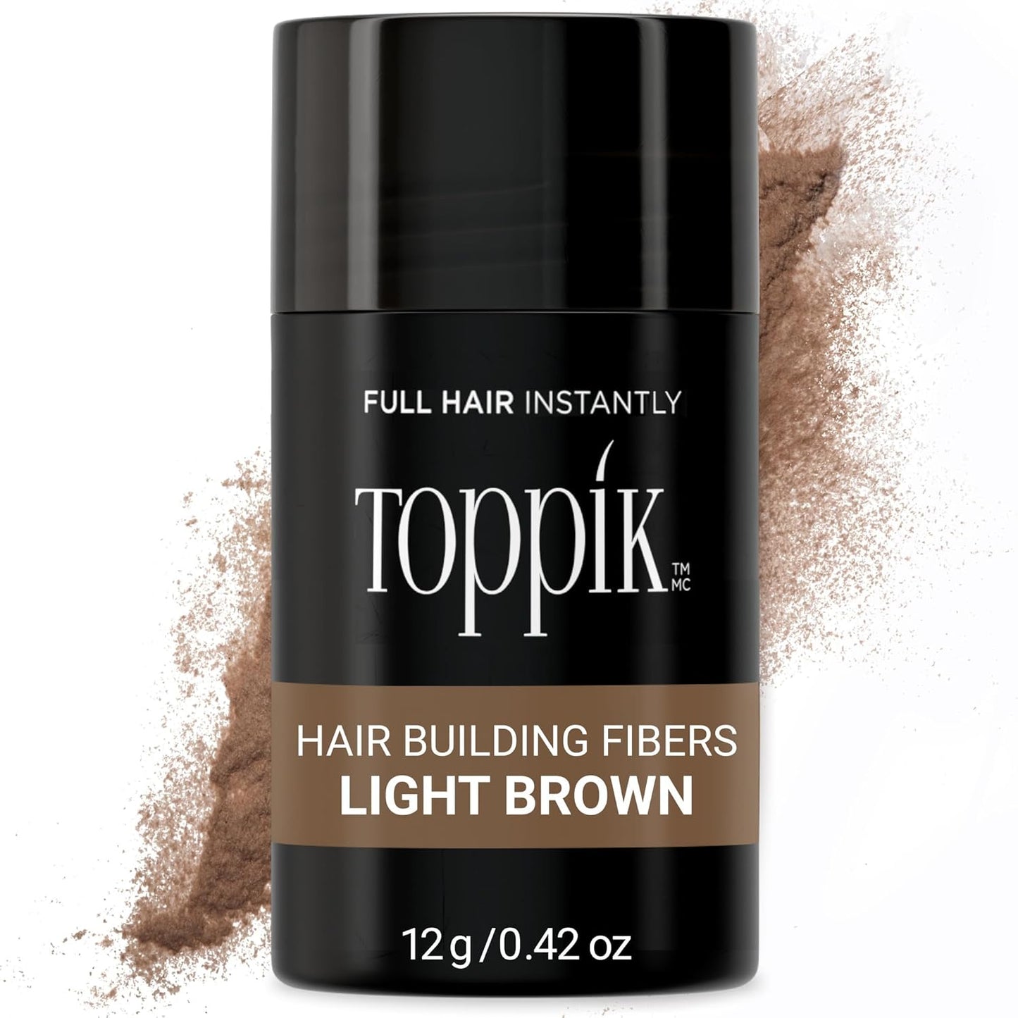 Toppik Hair Building Fibers - Instantly Thicker, Fuller Hair | 9 Shades Available in 4 Sizes