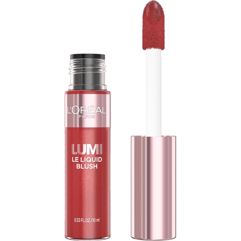 L'Oreal Paris True Match Lumi Liquid Blush - Intense Glowy Formula in Medium, 0.33 Fl Oz