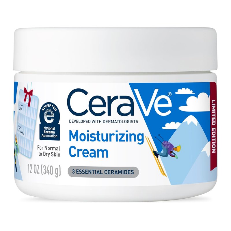 CeraVe Moisturizing Cream - Hydrating Daily Moisturizer for Dry Skin | 12 Ounce, Oil-Free & Fragrance-Free