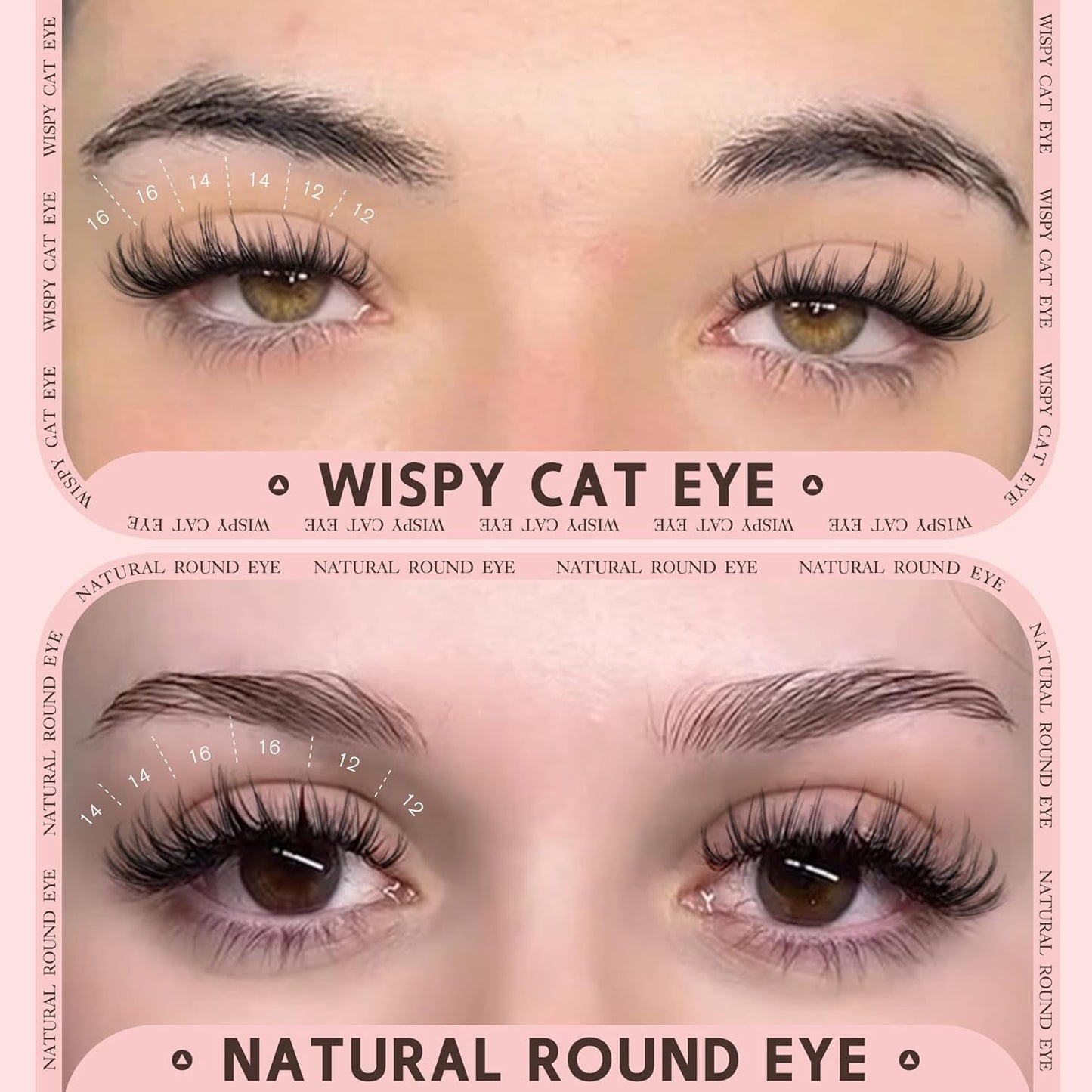 Wispy Natural Lash Clusters - CC Curl DIY Eyelash Extensions for Clean Makeup | Cat Eye Style
