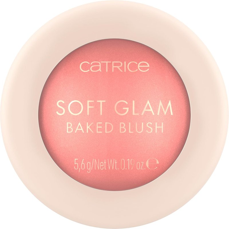 Catrice Soft Glam Baked Blush | Luminous, Lightweight Powder for Buildable Color | Vegan & Cruelty Free (010 | On Cloud Pink)