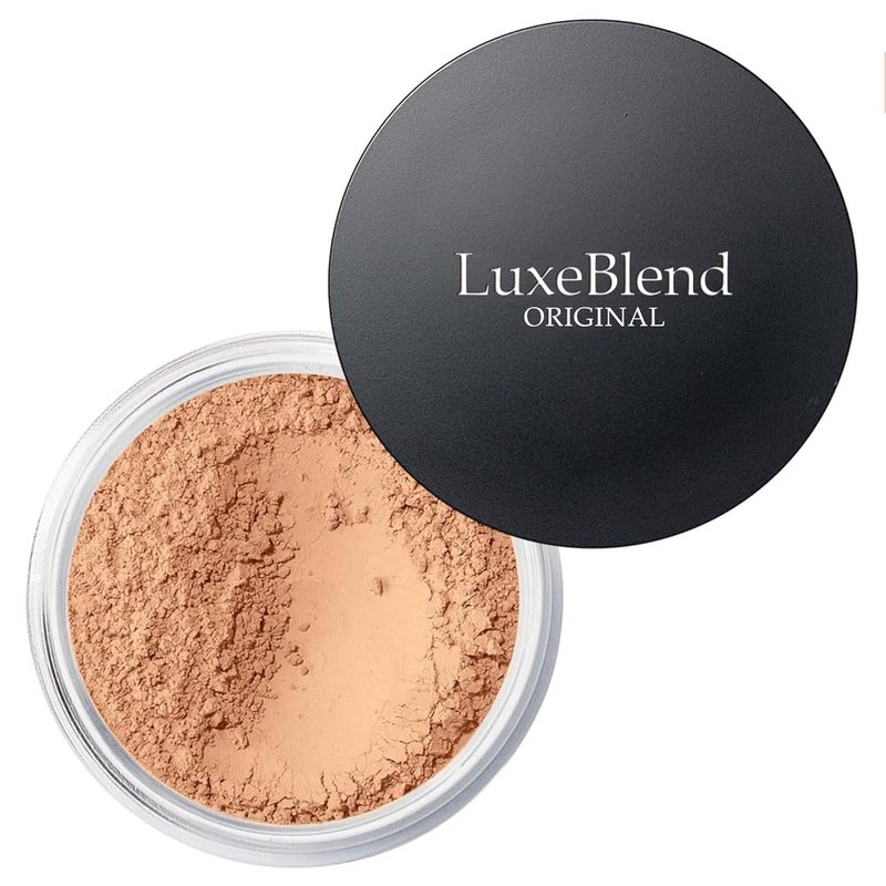 LuxeBlend Loose Powder Foundation SPF 15 - Soft Medium 11 for Flawless Coverage