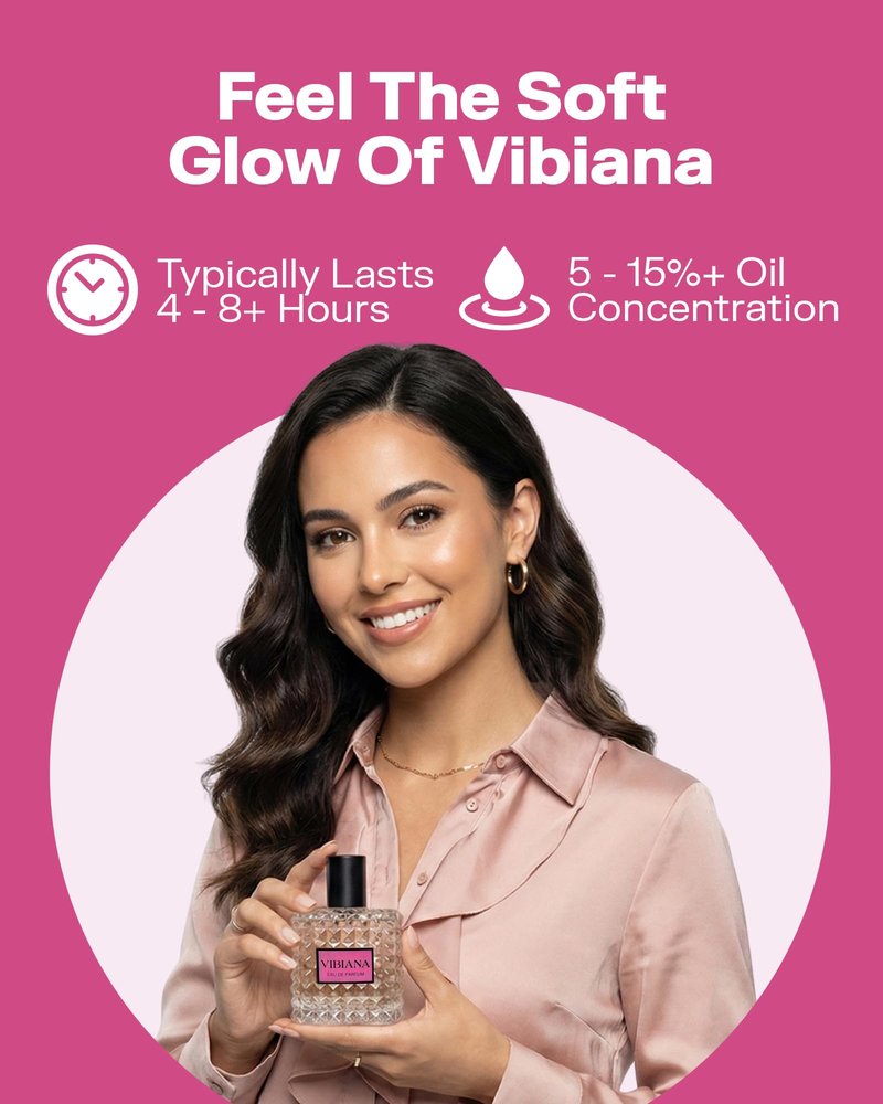 PB ParfumsBelcam Vibiana Eau de Parfum for Women – Warm Floral-Woody Perfume with Black Currant, Jasmine Tea & Bourbon Vanilla – Sweet Modern Fragrance Spray, Signature Everyday Scent, 3.4 Fl Oz