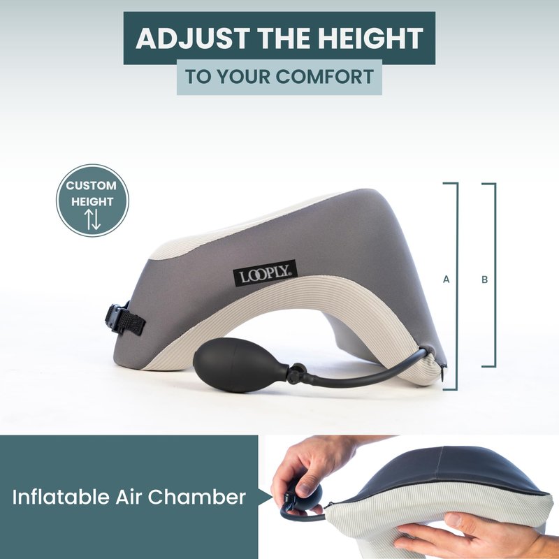 Face Down Pillow for Massage - Massage Headrest Face Cradle for Bed - Adjustable Height Massage Pillow Face Down with Breathable Design - Stomach Sleeping Pillow - Includes 2 Washable Pads