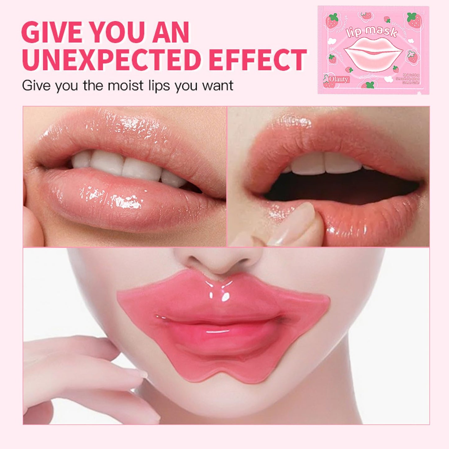 30 Pairs Eye Masks & Lip Masks, Under Eye Patches for Puffy Eyes, Moisturizing Lip Mask Pink Pads, Reducing Fine Lines, Bridal Shower Gifts, Graduation Gifts, Wedding Bridesmaid Gifts, Bulk Gifts