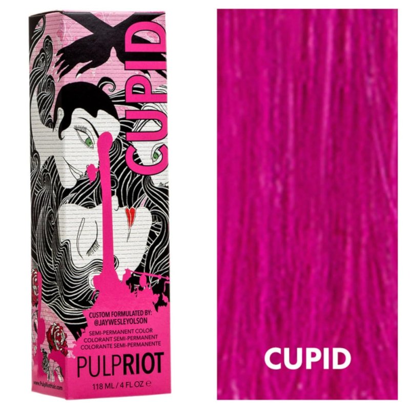Pulp Riot Semi-Permanent Hair Color - Cupid Shade | 4oz Vibrant Formula