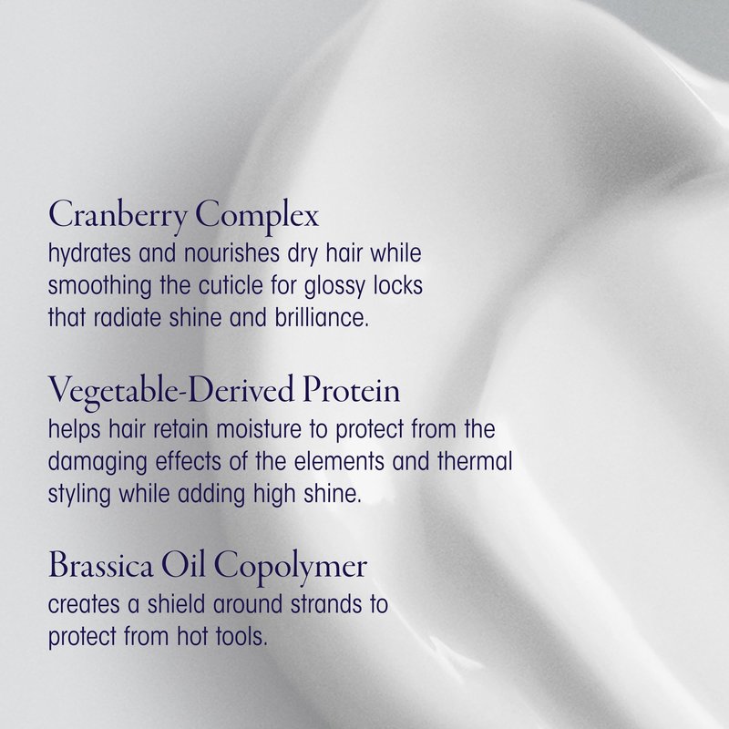 Oribe Supershine Moisturizing Styling Cream Travel Size - Adds Shine & Smooths Frizz With Heat Protection - Blowout Primer, Air Dry Cream & Style Finisher For Medium & Thick Hair - 1.7 oz