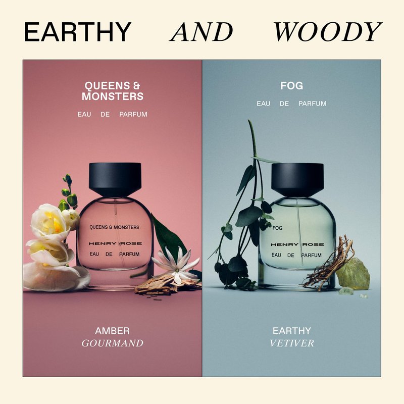 Henry Rose Full Collection Discovery Set - Travel Size Perfume Set with Clean, Gender-Inclusive Eau de Parfum Scents - Natural, Non Toxic, and Cruelty-Free Fragrance Gift (12 ct)