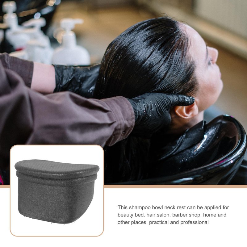 GLEAVI Bed Pillows Cervical Pillow Neck Pillow Reusable Salon Neck Rest Hair wash Neck Rests Shampoo Bowl Neck Cushion headrest Flush Bed Accessories tub Artificial Leather Supplies