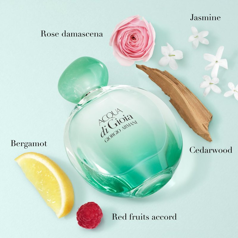 Acqua Di Gioia Eau de Parfum Intense - Floral Citrus Women's Fragrance | Bergamot, Red Fruits & Cedarwood Notes