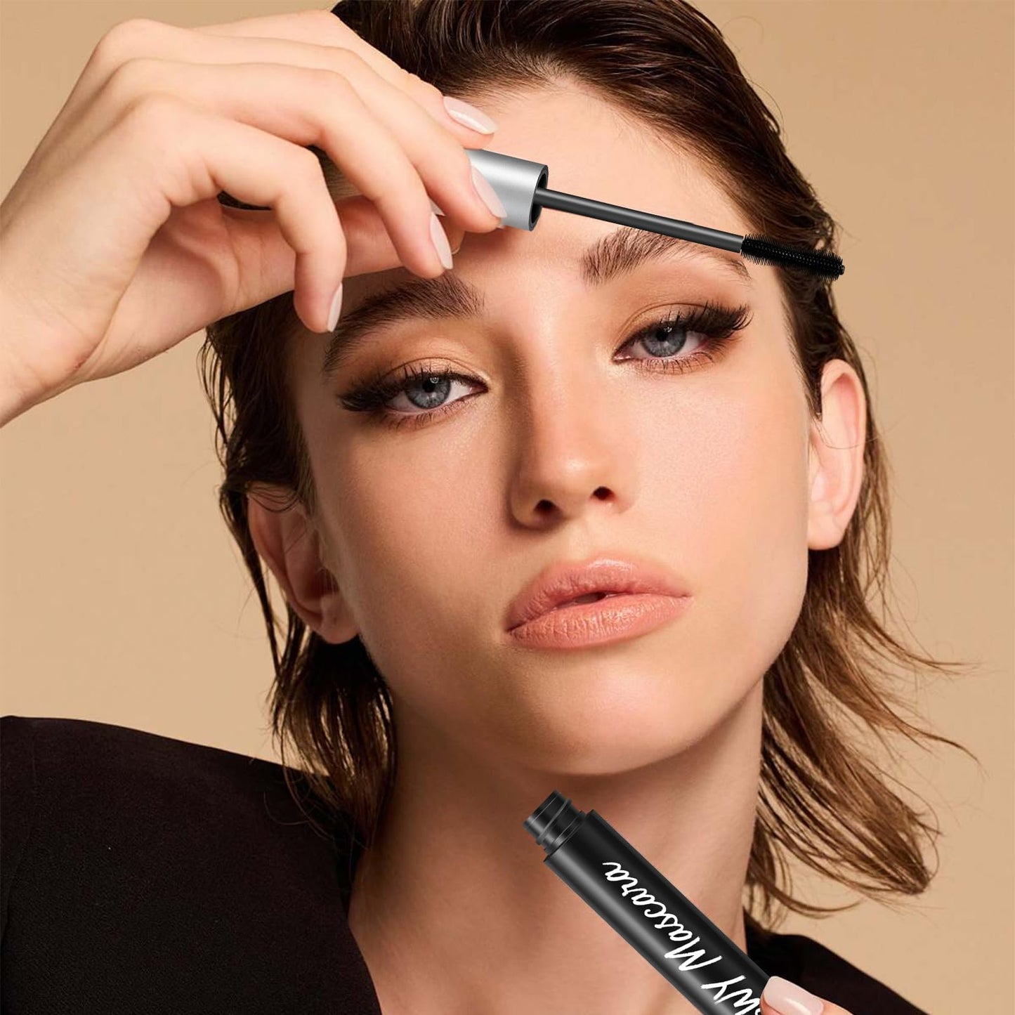 Sky High Telescopic Tubing Mascara - Waterproof & Essence-Infused, Ideal for Women 60 Plus, Lengthening & Volumizing for Fuller, Smudge-Resistant Lashes