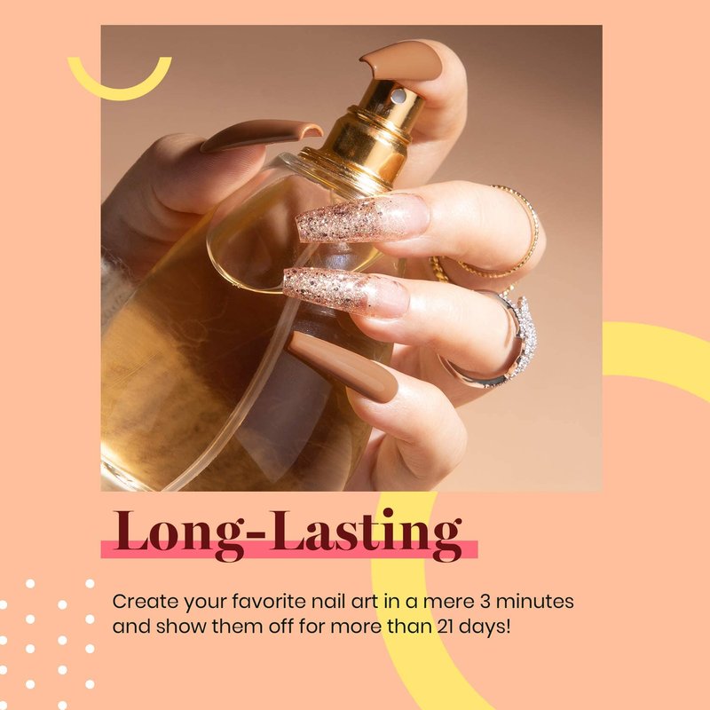 Beetles Brown Gel Nail Polish, 1Pcs 15ml Brown Winter Color Gel Polish Soak Off Nail Art Manicure Salon DIY Uv Lamp Nail Design Decoration at Home