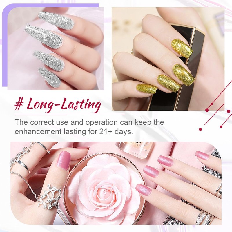 JODSONE Gel Nail Polish Starter Kit - 60 Colors, UV Light, No Wipe Base & Top Coat | Easy Application