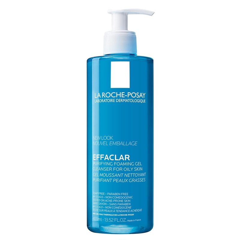 La Roche-Posay Effaclar Foaming Gel Cleanser - Purifying Face Wash for Oily Skin, Alcohol-Free & Oil-Free