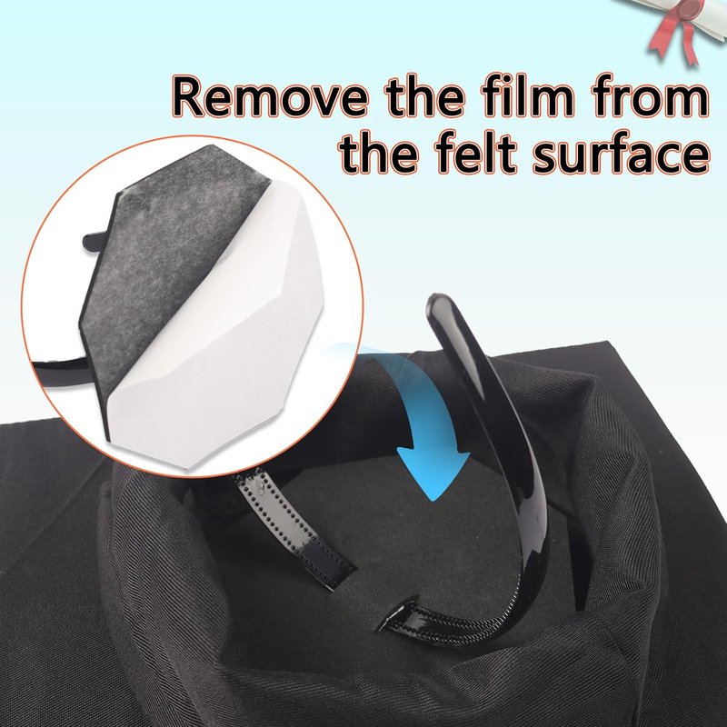 2026 Graduation Cap Headband, Secures Your Graduation Cap and Hair Style Hat Accessories for Graduates, Students, Women
