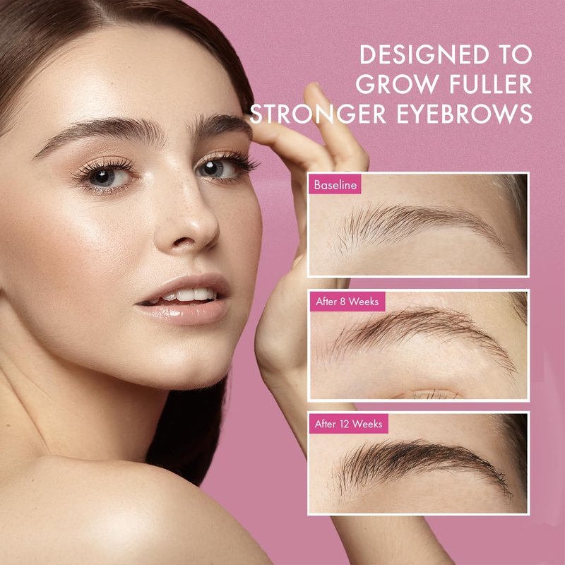 Blooskim Eyebrow Growth Serum - Natural Formula for Thicker, Fuller Brows - Fast Nourishing Results