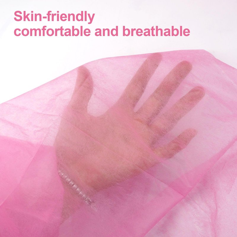 200 Piece Disposable Massage Table Sheets 31" x 71" - Non-Woven Fabric Bed Covers for Spa, Massage, Beauty & Tattoos - Breathable, Hygienic (Pink)