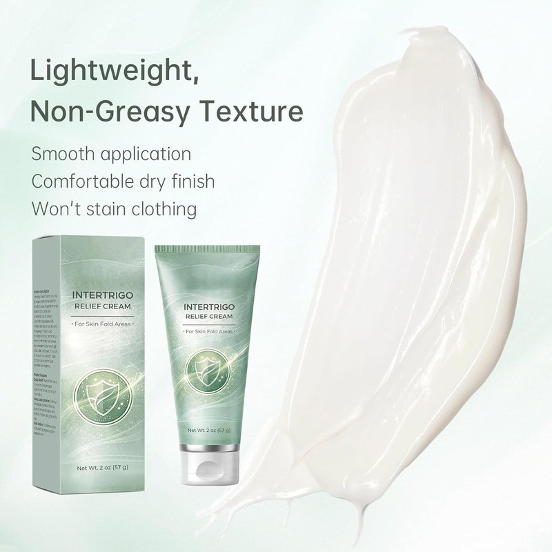 Intertrigo Cream by [Brand Name] - Soothing Skin Fold Care & Chafing Support | Fast-Drying, Non-Greasy Formula (2 oz, Pack of 2)