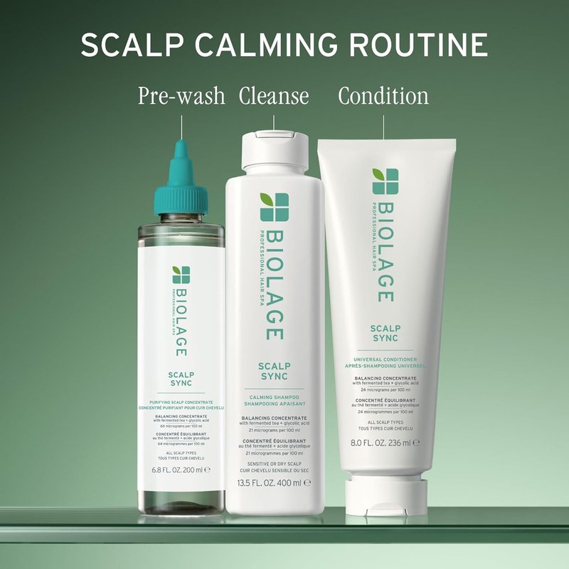 Biolage Scalp Sync Calming Shampoo - Hydrating & Soothing Formula for Dry Scalps | Vegan & Paraben-Free