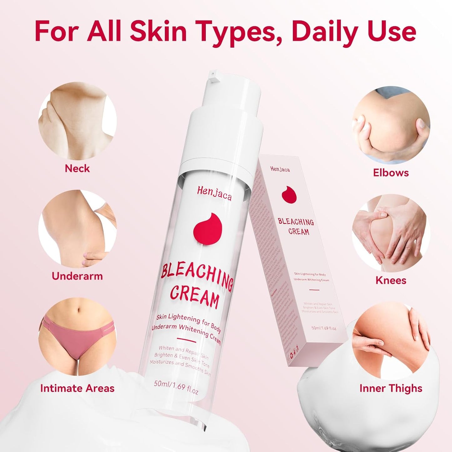 Skin Bleaching Cream | Dark Spot Remover with Vitamin C for Even Skin Tone - Hydrating & Smooth Finish