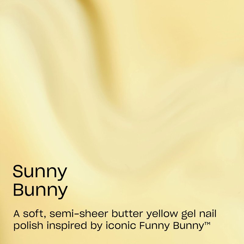 OPI GelColor Sunny Bunny | Semi-Sheer Soft Warm Yellow Crème LED Cure Gel Nail Polish | Salon-Quality Shine, Long-Lasting Wear | 0.5 Fl Oz | The New OPIcons Collection | Spring 2026