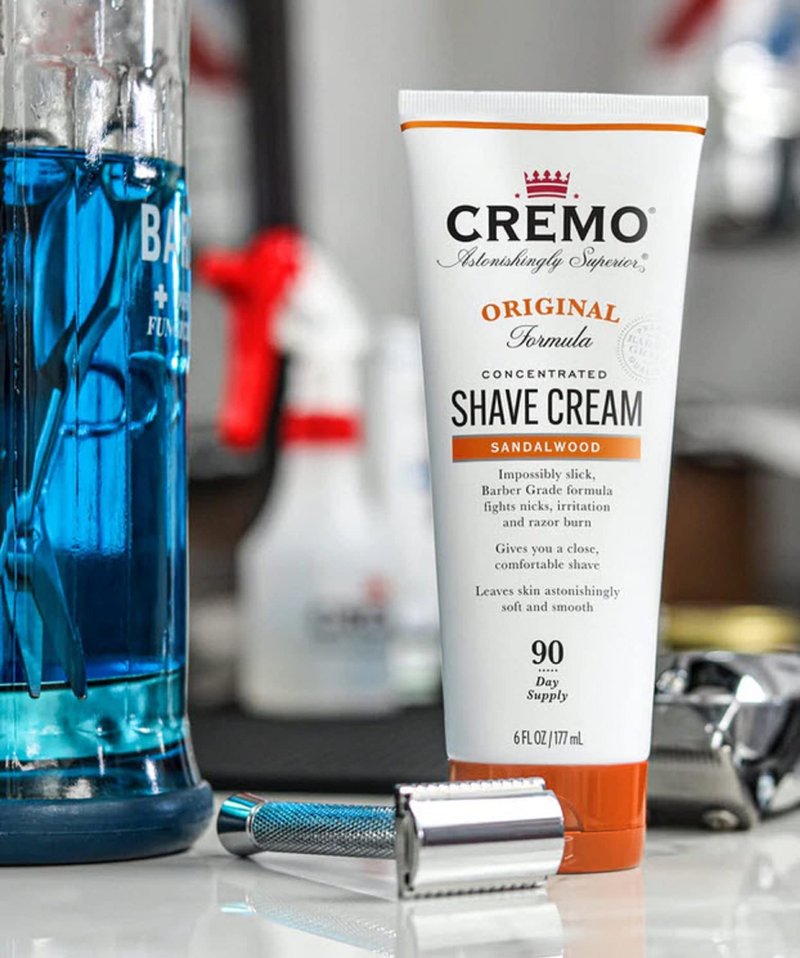Cremo Sandalwood Shave Cream, Astonishingly Superior Ultra-Slick Shaving Cream for Men, Fights Nicks, Cuts and Razor Burn, 6 Fl Oz (Pack of 3)