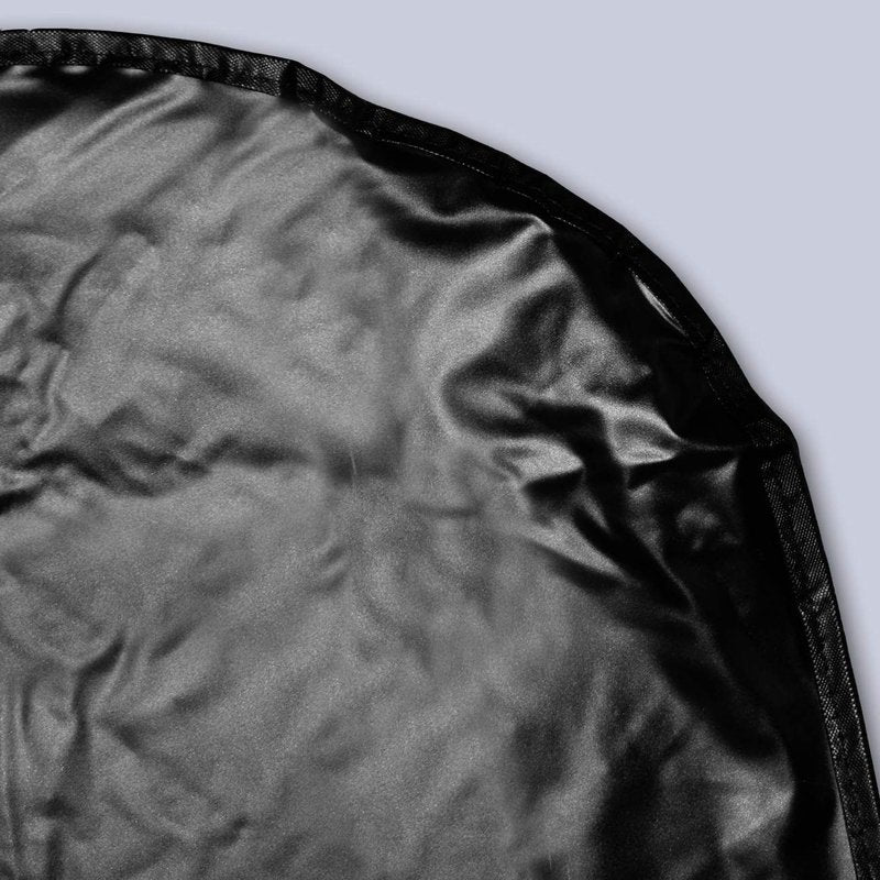 Betty Dain Jumbo Shampoo Cape, 45" W x 54" L, Waterproof and Stain-resistant Vinyl, Soft Nylon Neckband, Touch-and-close Fastener, Machine Washable, Black