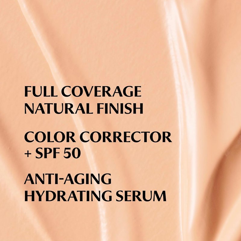 IT Cosmetics CC+ Cream - Natural Full Coverage Foundation With SPF 50+ | Anti-Aging Hydrating Serum, Lightweight 24H Wear