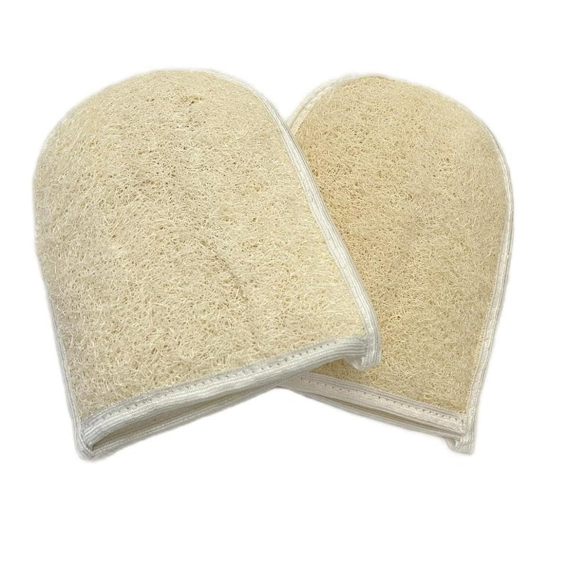 Organic Touch 100% Natural Egyptian Loofah Exfoliating Glove – Eco-Friendly Bath Mitt for Deep Cleansing, Gentle Body Scrub & Smooth Skin – Biodegradable & Chemical-Free