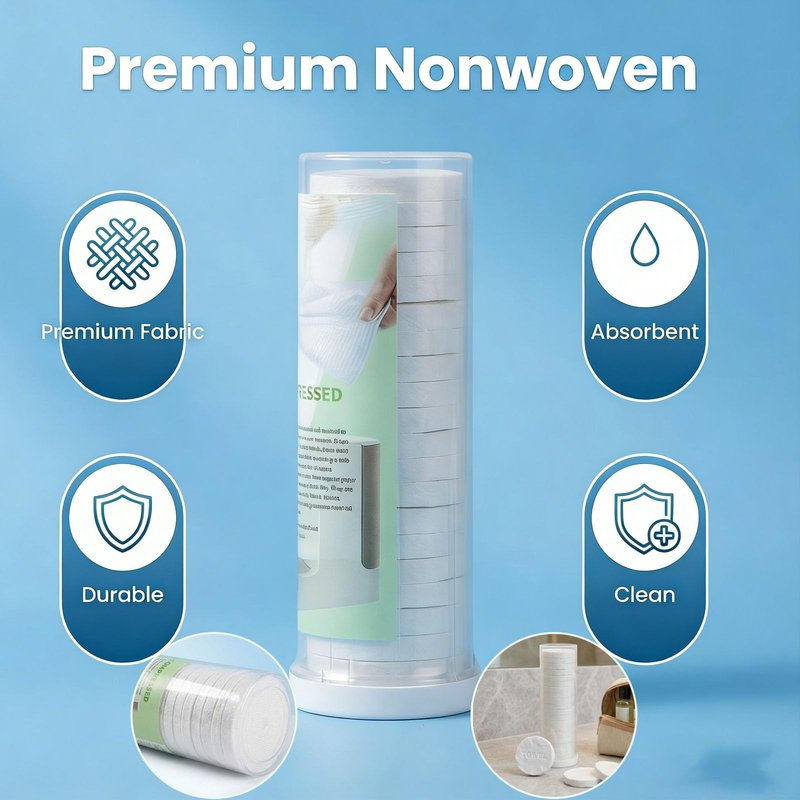 Hot Face Towel Heater Machine,Disposable Towel Heater,5-Second Warmth,Smart Voice Alerts, Adjustable Constant Temperature,Auto Compressed Towels Warmer For Home (60PCS Towels)