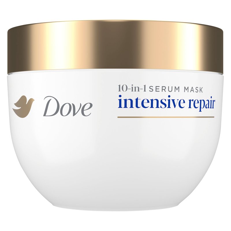 Dove Hair Intensive Repair 10in1 Serum Mask for Damaged Hair with Bio-Protein Care Technology and Amino Serum 9.2 fl oz (Pack of 8)