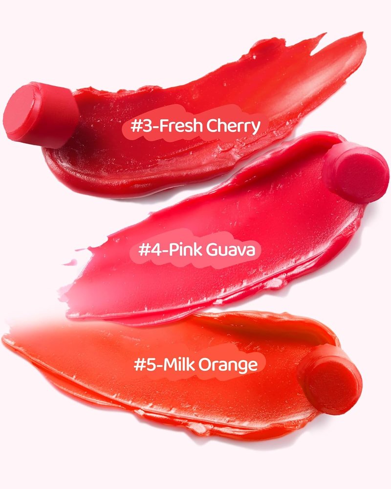 RUNBEN Kids Tinted Lip Balm, Pink Guava Lips Gloss, 24H Moisturizing, Safe & Non-toxic Lipstick for Kids & Teen, Birthday Makeup Gift for Girls