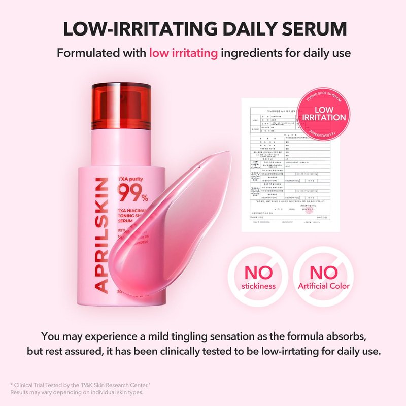APRILSKIN TXA Niacinamide Toning Shot Serum - Brightening & Pore Care | 1.01 fl. oz.