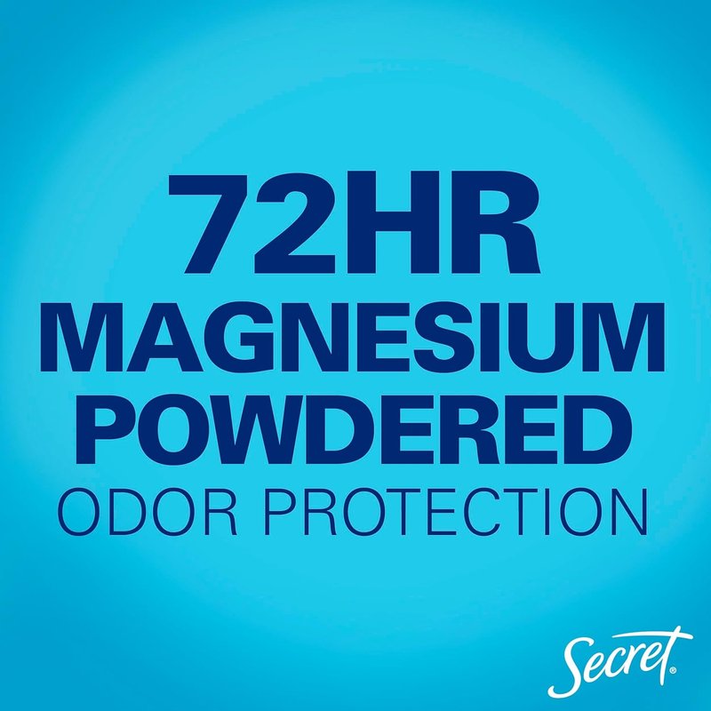 Secret Aluminum-Free Deodorant for Women - 48HR Odor Protection | Cotton Scent, 2.4 oz