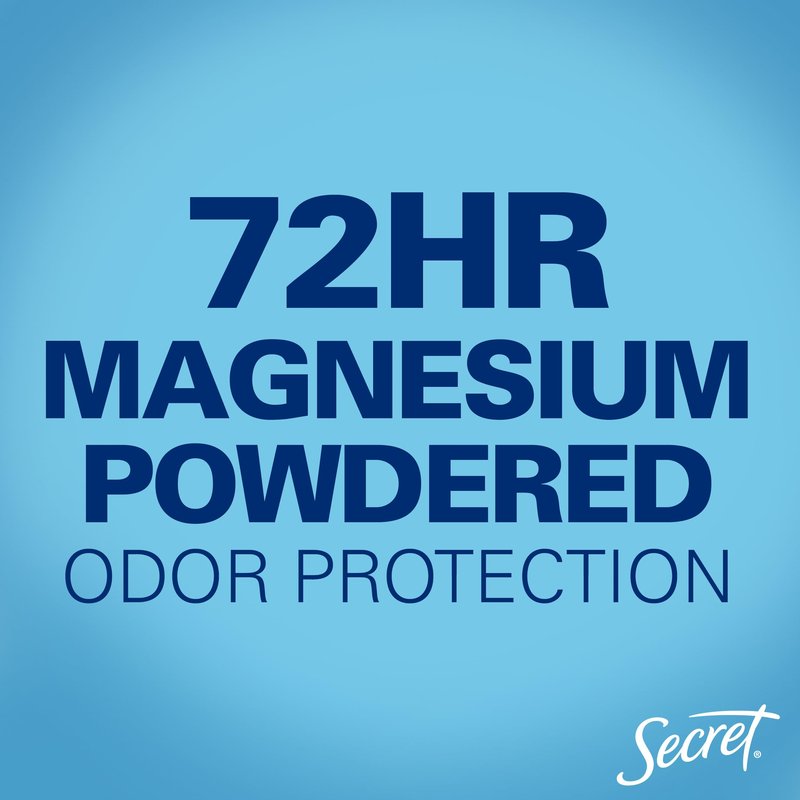 Secret Aluminum Free Deodorant for Women, 48hr Odor Protection, Free of Parabens Dyes Talc & Baking Soda, PH Balancing Minerals, Dry Solid, Cotton Scent, 2.4 oz