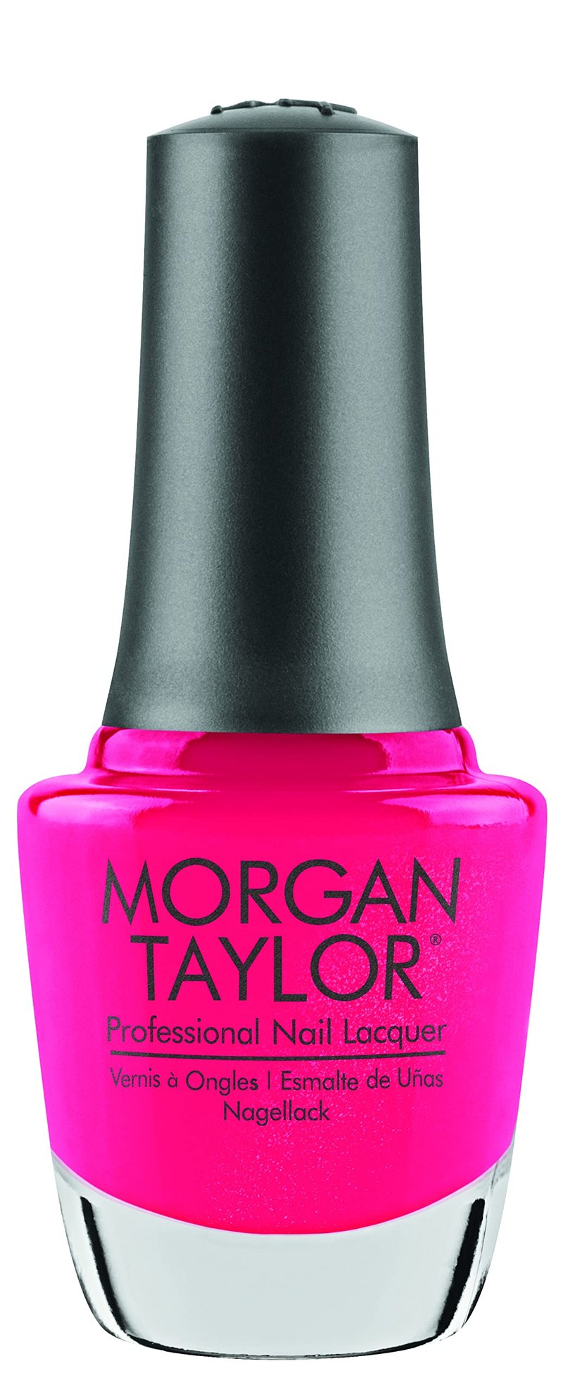 Morgan Taylor Nail Lacquer (Hip Hot Coral) Orange Professional Lacquer. Vibrant, Chip-Resistant, Fast-Drying, Long-Lasting, High-Shine Finish, Perfect for Manicures & Pedicure, 0.5 oz.