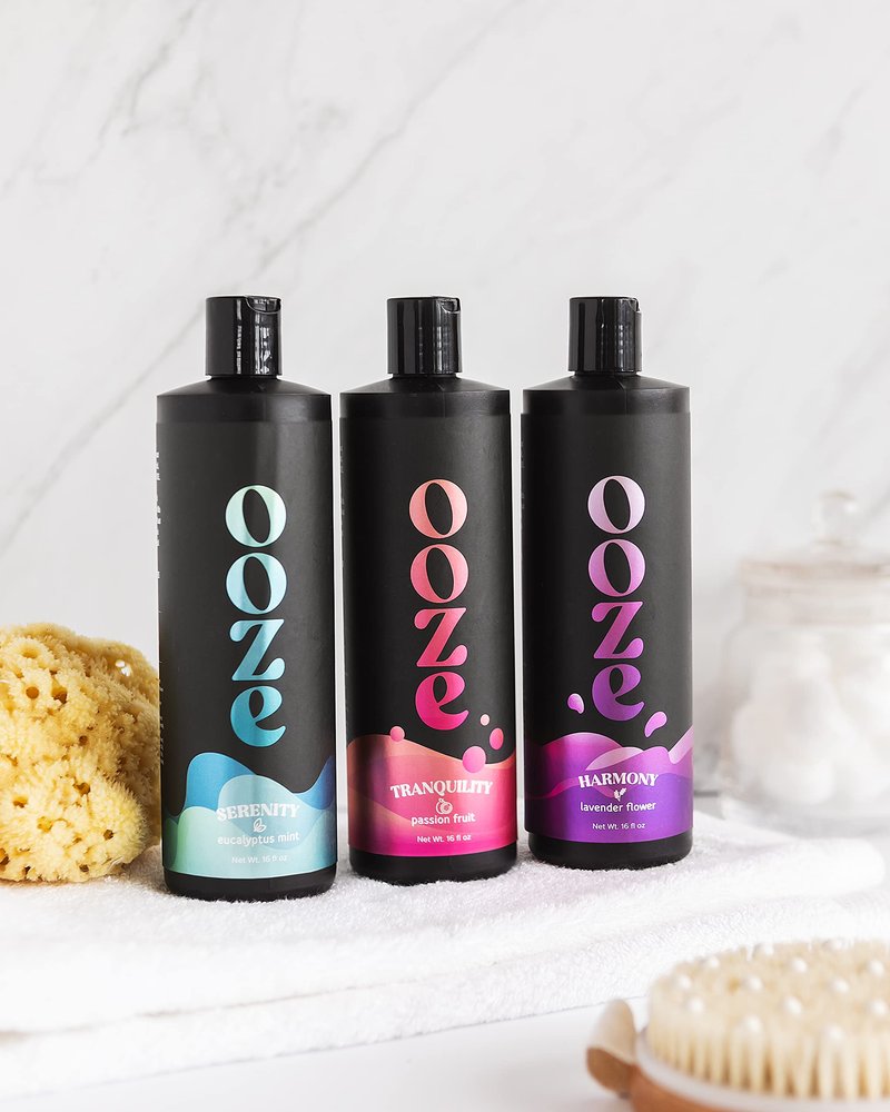 OOZE Passion Fruit Bubble Bath (473ml) - Bubble Bath for Women, Fresh, Uplifting & Rejuvenating - Self-Care & Wellness - Zero Parabens Foaming Bath for Women, Cruelty-Free, Made in The USA