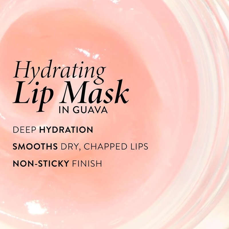 Laura Geller New York Hydrating Lip Mask - Deep Moisture Treatment with Jojoba Oil & Shea Butter - Guava Flavor