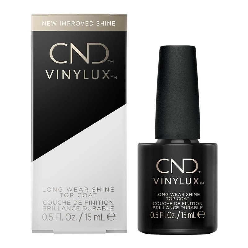 CND Vinylux Top Coat - Long Wear Shine, Quick Drying Formula | 0.5 Fl Oz