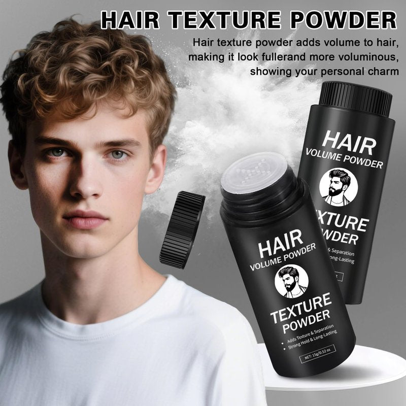 IONSGAKO Hair Texture Styling Powder for Men & Women, Hair Texturizing & Volumizing Powder Add Instant Volume Long-Lasting Hold Non-Greasy Matte Finish for All Hair Types - 0.52 Oz