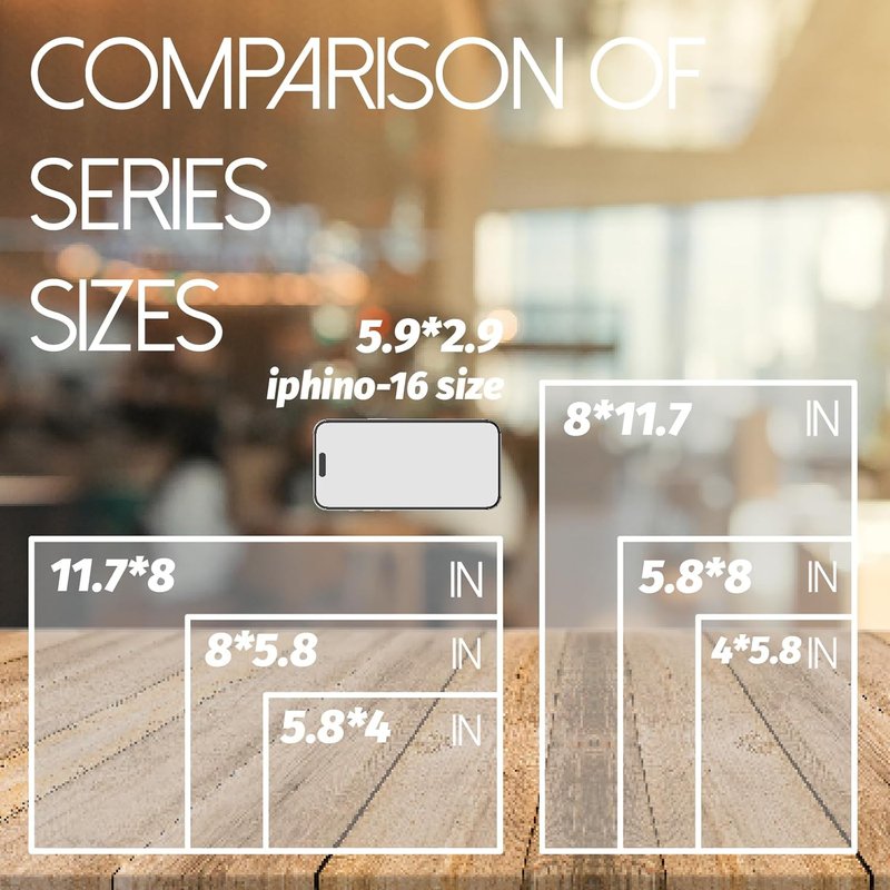 Acrylic Sign Holder - 12x8 Two-Sided Display Stand | 4 Pack Clear Menu Holder for Cafes & Events
